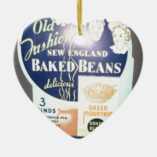 Vintage Baked Beans Ceramic Tree Decoration