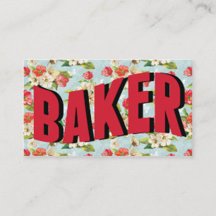 Vintage Baker Business Cards