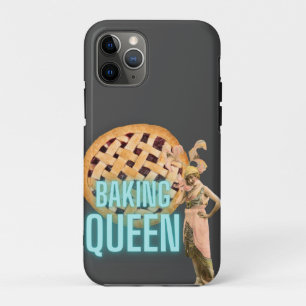 Vintage Baking Queen on Grey   iPhone 11 Pro Case
