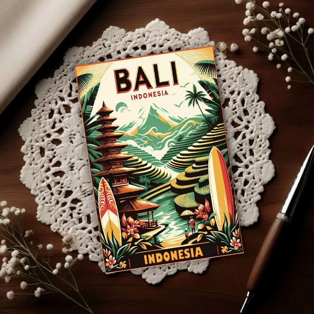 Vintage Bali Indonesia Travel  Postcard (Creator Uploaded)