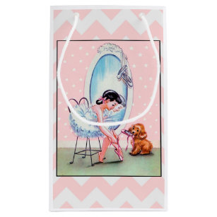 Vintage Ballerina Gift Bag