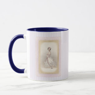 Vintage Ballerina Soft Lilac Coffee Mug 