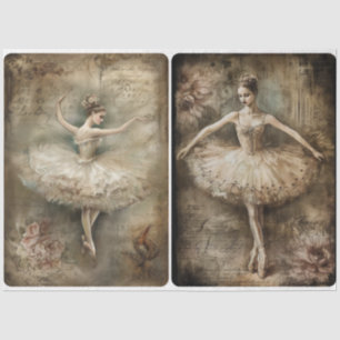 Vintage Ballerina Tissue Paper