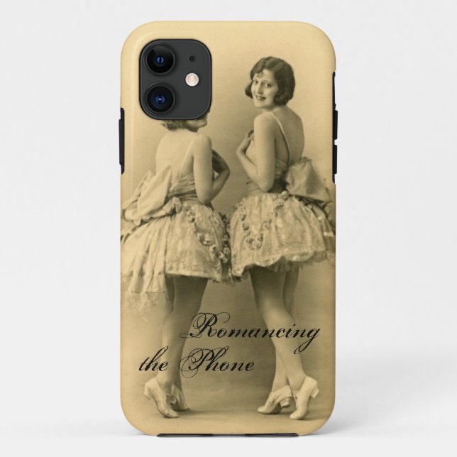 Vintage Ballerinas iPhone Barely There Case Funny (Back)