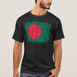 Vintage Bangladesh Flag For Bangladeshi T-Shirt