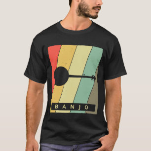 Vintage Banjo Player Music Retro 5 T-Shirt