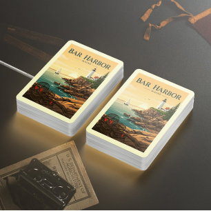 Vintage Bar Harbour Maine Playing Cards