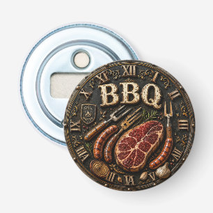 Vintage Barbecue Pitmaster Gift Sausage Kitchen  Bottle Opener