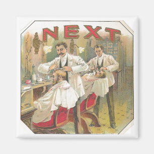 Vintage Barber Magnet