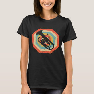 Vintage Baritone Horn Banjo Silhouette T-Shirt