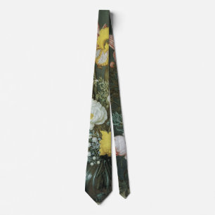 Vintage Baroque, Bouquet of Flowers in Glass Vase Tie