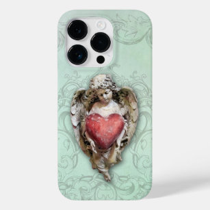 Vintage Baroque Cherub with Heart Case-Mate iPhone 14 Pro Case