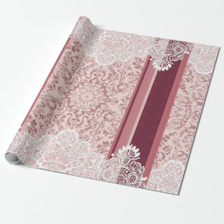Vintage Baroque Damask Wrapping Paper