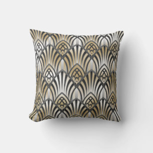 Vintage Baroque: Ornamental Seamless Pattern Cushion
