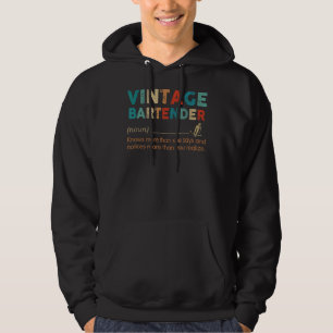 Vintage Bartender Hoodie