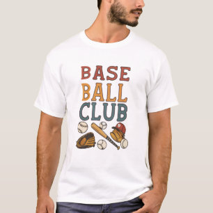 Vintage Base Ball Club Emblem T-Shirt Design