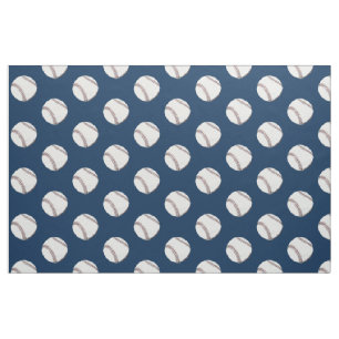 Vintage baseball ball fabric