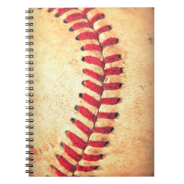 Vintage baseball ball notebook (Front)