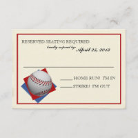 Vintage Baseball Bar Mitzvah Reply