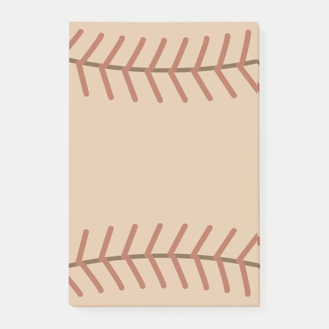 Vintage Baseball Binder Notepad Post It Notes  (Front)