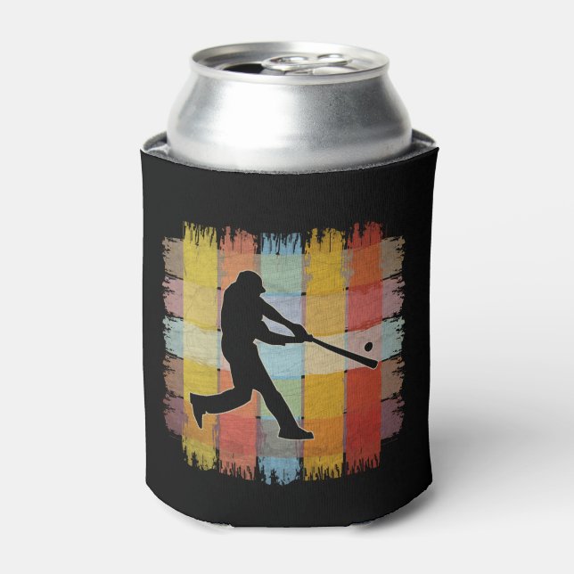 Vintage Baseball Can Cooler (Can Front)