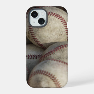 Vintage Baseball Close-up iPhone 15 Case