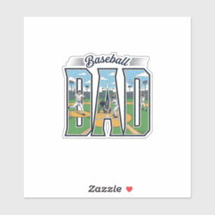 Vintage Baseball Dad Engraved Letter Shirt Design_