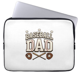 Vintage Baseball Dad Father’s Day Laptop Sleeve