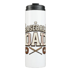 Vintage Baseball Dad Father’s Day Thermal Tumbler