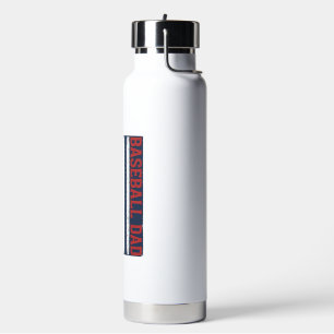 Vintage Baseball Dad Flag Shirt Design_1 Water Bottle