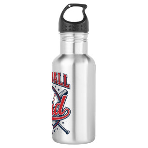 Vintage Baseball Dad Shirt Design_1 532 Ml Water Bottle