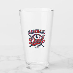 Vintage Baseball Dad Shirt Design_1 Glass