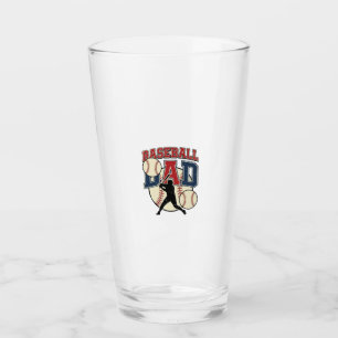 Vintage Baseball Dad Shirt Design_1 Glass