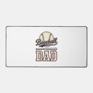 Vintage Baseball Dad Vector Shirt Design_1 Desk Mat