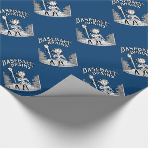 Vintage Baseball Design Wrapping Paper