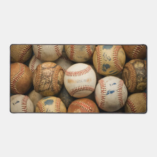 Vintage Baseball Desk Mat – Classic Sports 