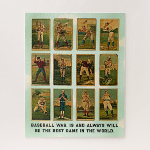 vintage baseball jigsaw puzzle