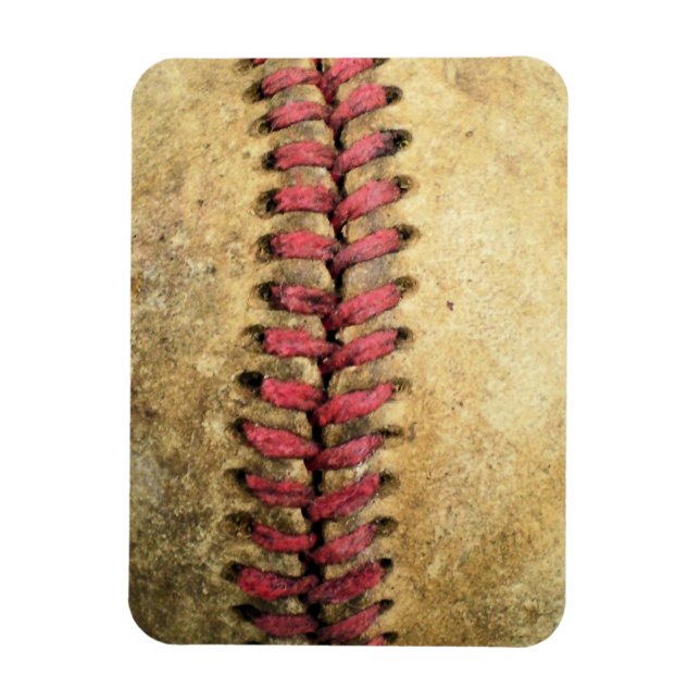Vintage Baseball Magnet (Vertical)