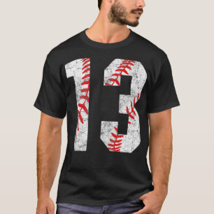 Vintage Baseball Mum 13 Jersey Baseball Favourite T-Shirt
