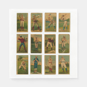 Vintage Baseball Napkin