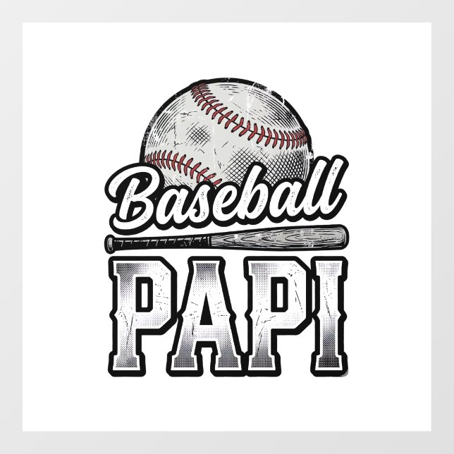 Vintage Baseball Papi Distressed Dad Shirt Design_ (Sheet)