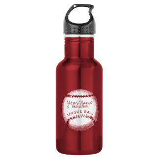Vintage Baseball, personalised ball 532 Ml Water Bottle