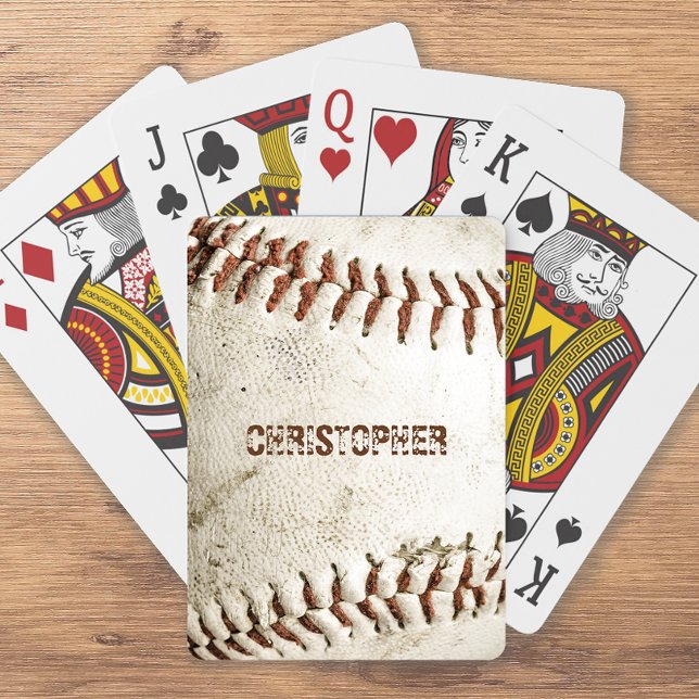 Vintage Baseball Personalised Playing Cards (Creator Uploaded)