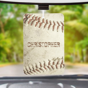 Vintage Baseball Personalized Car Air Freshener