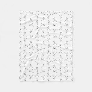 Vintage Baseball Players CUSTOM BACKGROUND COLOR Fleece Blanket