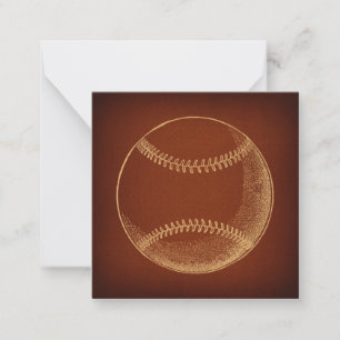 Vintage Baseball Sports Art Card