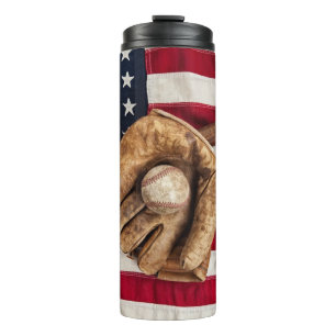 Vintage Baseball Thermal Tumbler