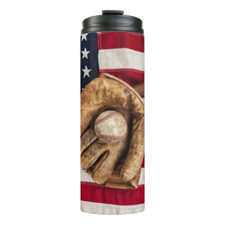Vintage Baseball Thermal Tumbler