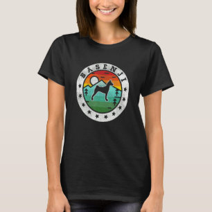 Vintage Basenji Retro Dog Mum Dad T-Shirt