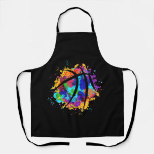 Vintage Basketball Graphic Design Cool Basketball Apron